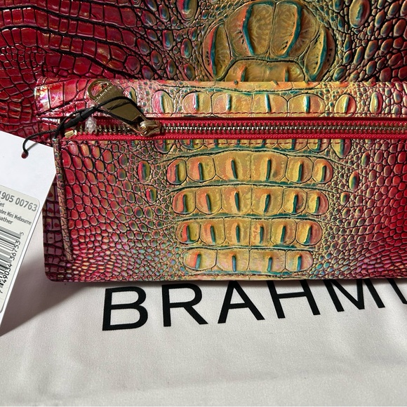BRAHMIN ELLEN SND ADY WALLET DRAGONFRUIT MINI OMBRÉ MELBOURNE - Picture 5 of 10